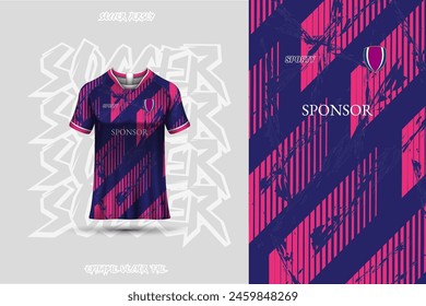 Football jersey design template, suitable for jersey design, background, poster.