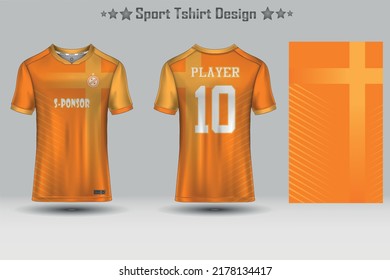 Football jersey mockup abstract geometric pattern sport t-shirt design