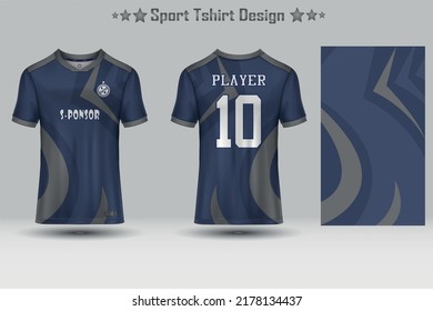 Football jersey mockup abstract geometric pattern sport t-shirt design