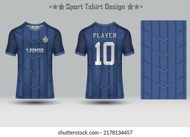 Football jersey mockup abstract geometric pattern sport t-shirt design