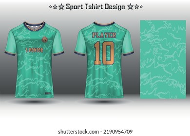 Football jersey mockup, soccer jersey mockup, cycling jersey mockup and sport jersey mockup with abstract geometric pattern