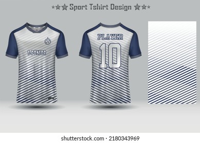 Football jersey mockup and sport jersey mockup with abstract geometric pattern
