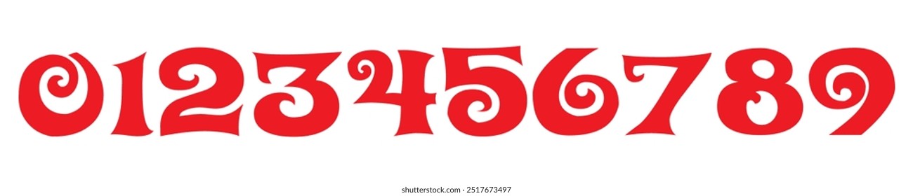 Football Jersey Number Templates Vector and Clip Art. Sports Jersey Numbers Set vector. EPS vector format file. Set of grunge numbers. Vector distressed numbers.