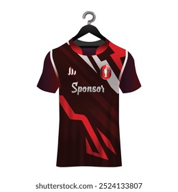 Football jersey sublimation mockup t shirt design