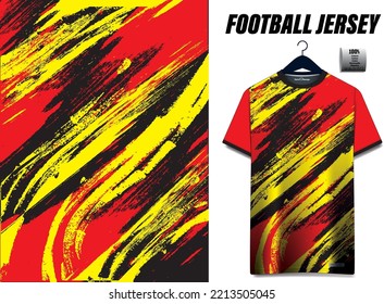 Football Jersey t shirt vector design sports soccer uniform front and texture fabric textile