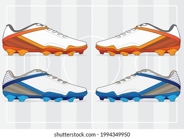 football jersey uniform shoes template set kit