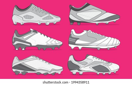 football jersey uniform shoes template set kit