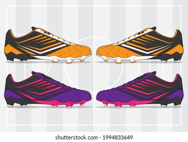 football jersey uniform shoes template set kit