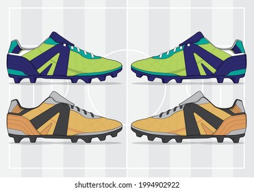 football jersey uniform shoes template set kit