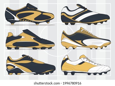 football jersey uniform shoes template set kit