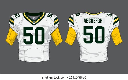 football jersey uniform template club kit vector