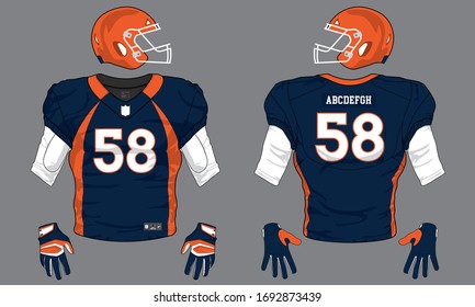 football jersey uniform template club kit vector