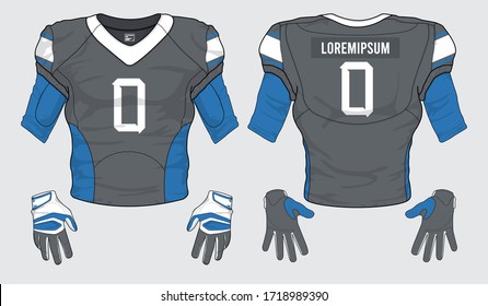 football jersey uniform template set kit	
