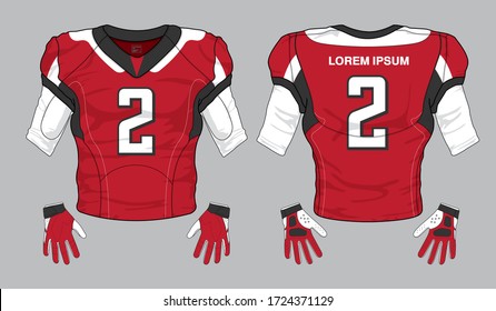 football jersey uniform template set kit	
