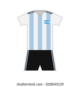 Football kit. argentina 2018
