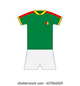 football kit. Cameroon. 2017
