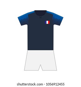 Football kit. France 2018