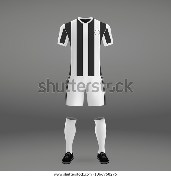 Football Kit Juventus Tshirt Template Soccer Stock Vector (Royalty Free ...