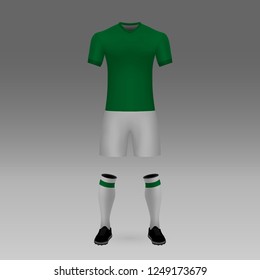 football kit Leon, shirt template for soccer jersey. Vector illustration
