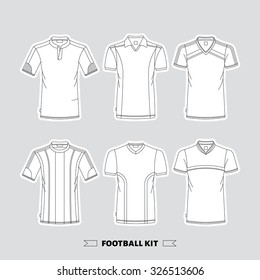 Football Kit Made Vector Easy Editable Stock Vector (Royalty Free ...