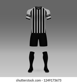 football kit Monterrey, shirt template for soccer jersey. Vector illustration