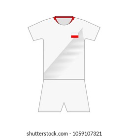 Football kit. Poland 2018