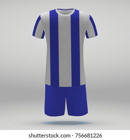 football kit Porto, t-shirt template for soccer jersey. Vector illustration