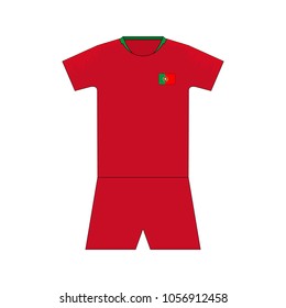 Football kit. Portugal 2018