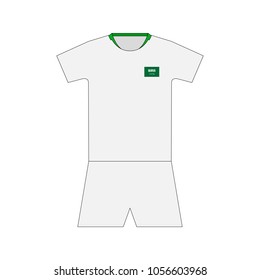 Football kit. Saudi Arabia 2018