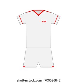 Football kit. Sevilla