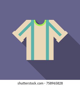 Football kit. template in flat style with shadow