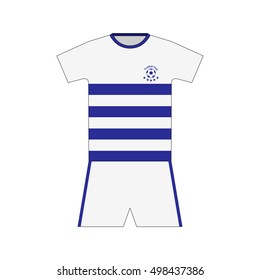 Football kit. template. set