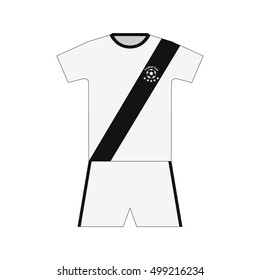 Football kit. template. set