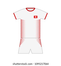 Football kit. Tunisia 2018