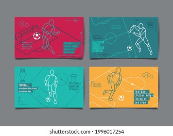 Football layout design , soccer 