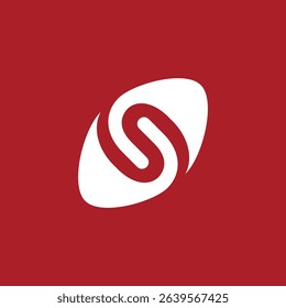 Football Letter S Logo design vector template