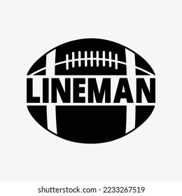 Football Lineman - Defensive or Offensive Line