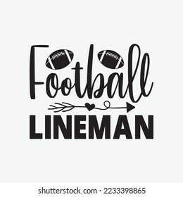 Football Lineman USA Flag Funny t-shirt design