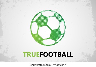 Football logo. Ball logo design. Football ball design