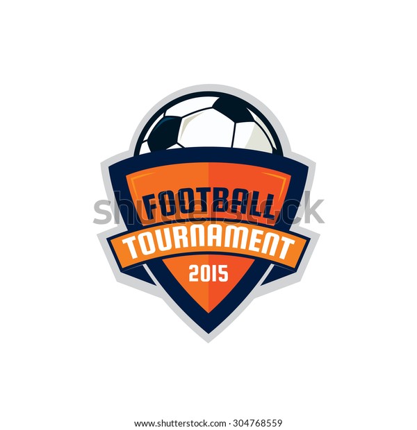 Football Logo Design Soccer Shield Vector Stock Vector (Royalty Free ...