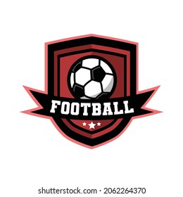 Football Logo Design Which Perfect Club Stock Vector (Royalty Free ...