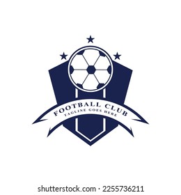 Football logo icon design and symbol soccer club vector