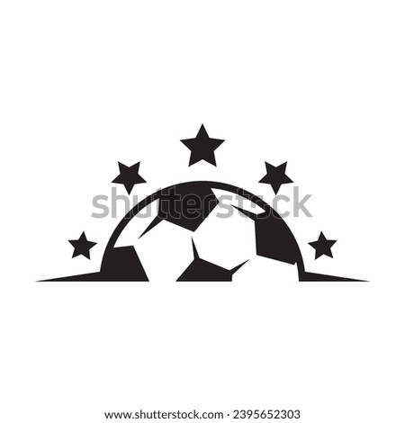 Football logo images illustration design