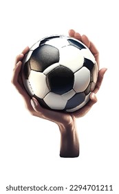 Football logo for making solid bonding in between players and fans.