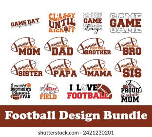 Football Logo, Football Quote, Football Bundle, Football Saying, Sports T-Shirt, Sports Numbers, Funny T-Shirt, Cut File For Cricut Silhouette