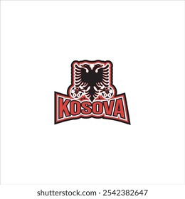 The football logo says Kosova in red and black