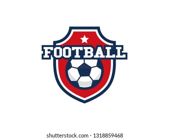 Football Soccer Logo Stock Vector (Royalty Free) 1116808349