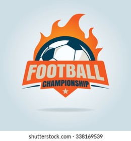 football logo template collection design,soccer team,vector illustration