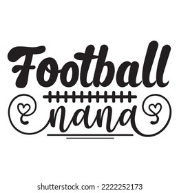 Fußball-Mama-Illustration für T-Shirt-Design.