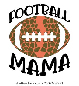 football Mama Sublimation Design Lover